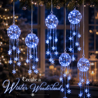 🎅Winter Magic Snowflake Waterfall❄️☃️