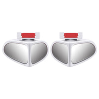 White Right+Left Blind Spot Mirror(2 PCS)