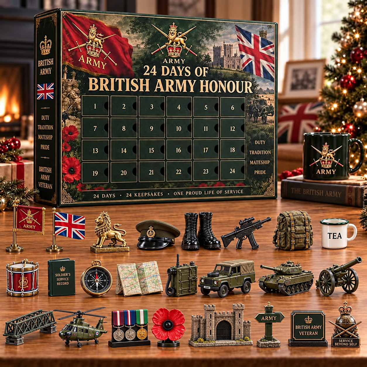 24 Days of British Army Honour Advent Calendar