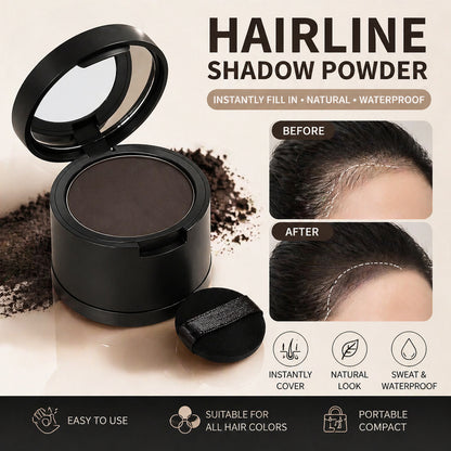 Hairline Powder Root Touch-Up Quick Cover Thin Hair, Hair Color Shadow Instantly Conceals Loss