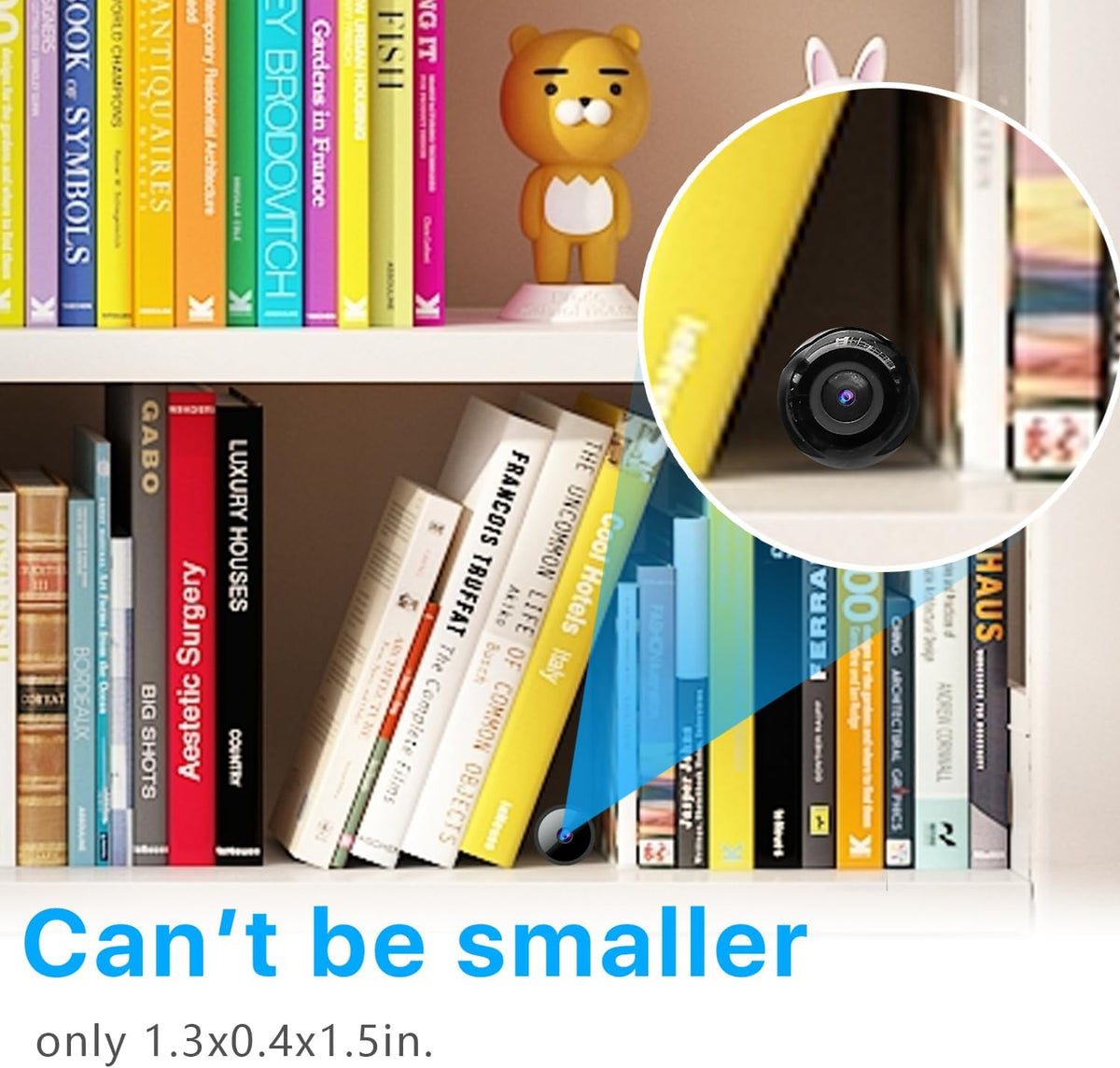 Smallest Wireless WiFi Camera,HD1080P Spy Camera,Smart Home Camera,Portable Baby Monitor Camera,Pet Camera with Night Vision,Motion Detection,Cloud Storage for Security with iOS Android APP
