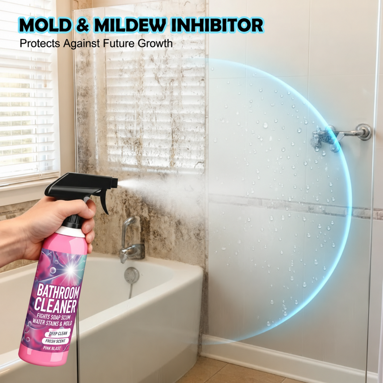 ⏳🔥LIMITED-TIME 50% OFF! ⏰Bathroom Cleaner – Dissolves Limescale & Mold, Inhibits Regrowth. Sparkling Bathroom – Grab Yours! ✅