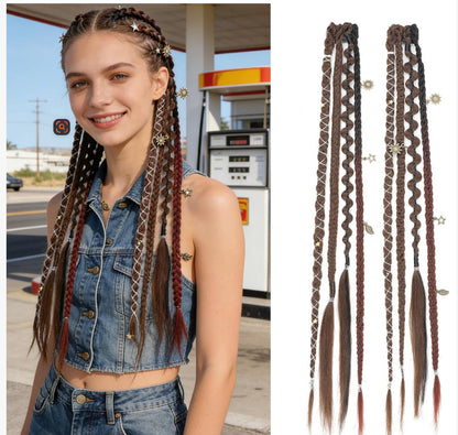 ✨ Festival Boho Braided Hair Extensions | 3 Ways to Style Your Dreadlock Hair