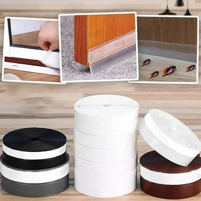Self-Adhesive Silicone Door & Window Sealing Strip