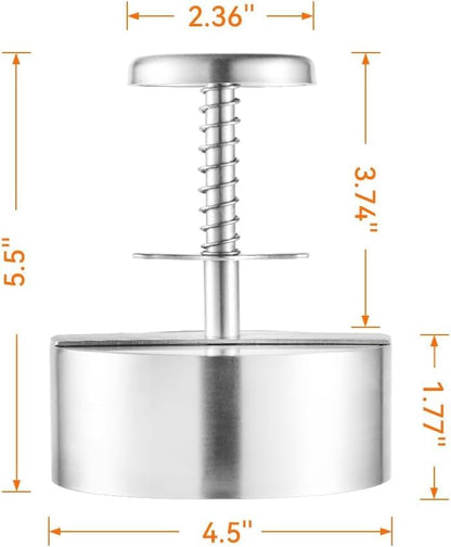 304 Stainless Steel Hamburger Press Patty Make
