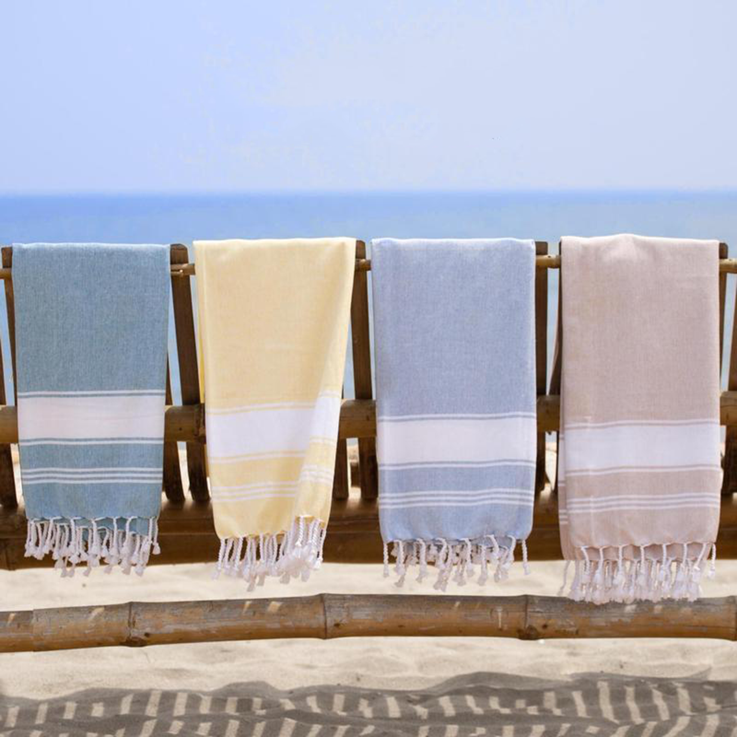 🔥Lightweight Modern Flat-Weave XL Beach Towel (39"x71")
