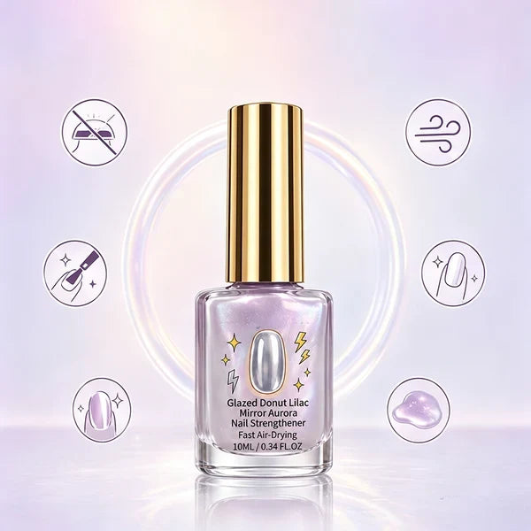 Lilac Glossy Mirror Nail Strengthener