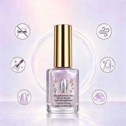 Lilac Glossy Mirror Nail Strengthener