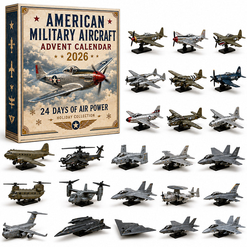 ✈️🇺🇸 American Military Aircraft Advent Calendar 2026 – 24 Days of Air Power