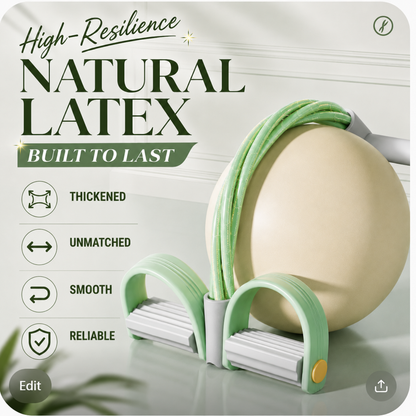 Multi-Tube Pedal Resistance Band for Home Workout ✨💪