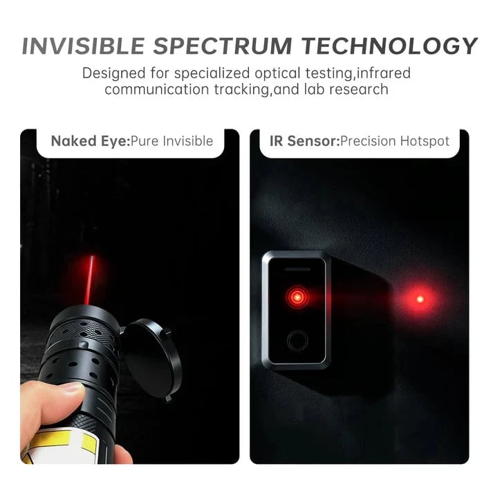 🔥 2026 New Design 120W 900-1100NM Powerful IR Laser Pointer
