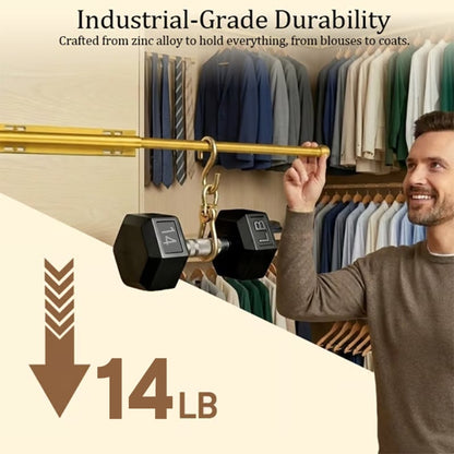 🗄️Valet Rod for Closet Pull Out