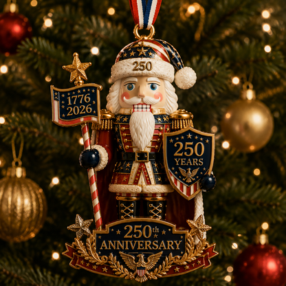 🇺🇸🎄America 250th Anniversary Nutcracker Christmas Ornament Collection