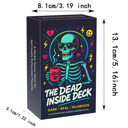 💀The Dead Inside Deck — 54 Cards of Skeletal Divination for the Emotionally Unstable | Spiritually Exhausted & Humorfully Unhealed