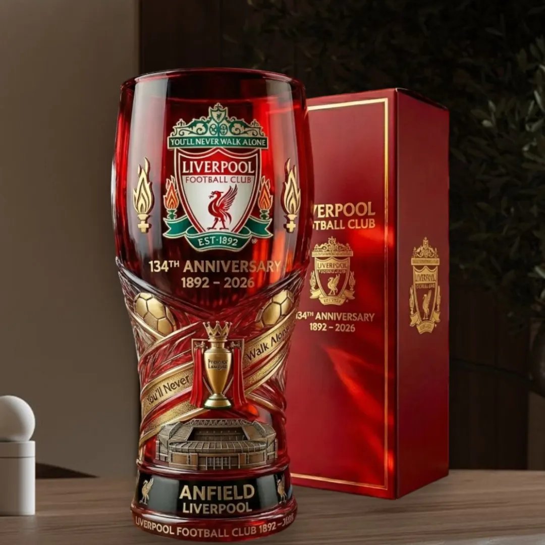 LFC Legacy Edition Pint Glass – 1892–2026 Crest & Liver Bird ⚽🔴