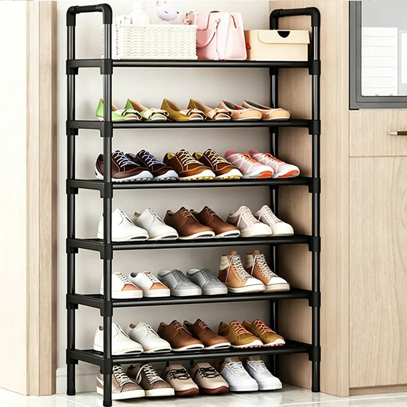 👟Multi-layer Shoe Storage Shelf | Sturdy· Stackable· Space-Saving
