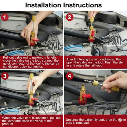 🚗2026 Hot Sale 49% OFF🔥AC Valve Core Tool