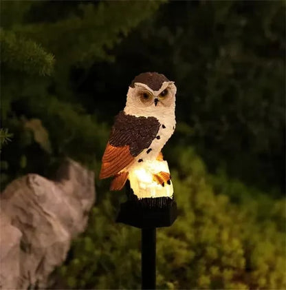 🔥Big Sale - 50% OFF🔥Waterproof Solar Owl Light – LED Pathway Light for Lawn, Garden & Outdoor Decor