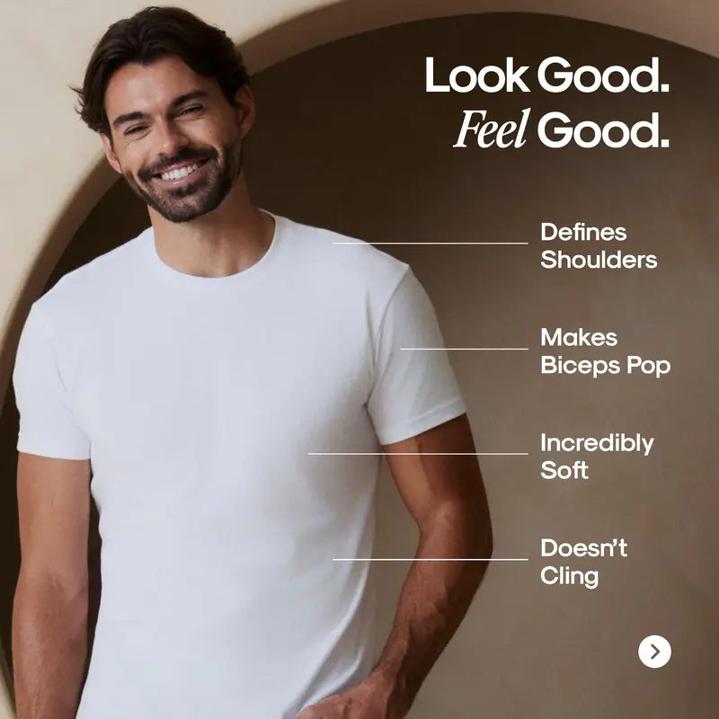 🧵 True Classic Men’s 4-Pack Short Sleeve Crew Neck T-Shirts