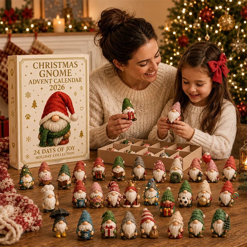 🧙 Gnome Advent Calendar 2026 – 24 Days of Whimsical Holiday Joy 🎁✨