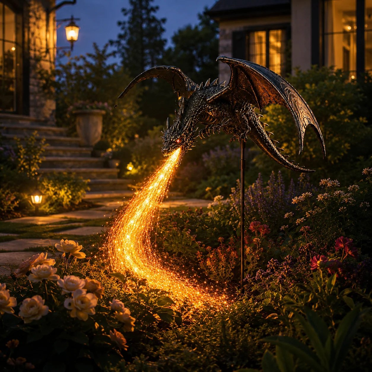 🔥Solar Dragon Fire Garden Light