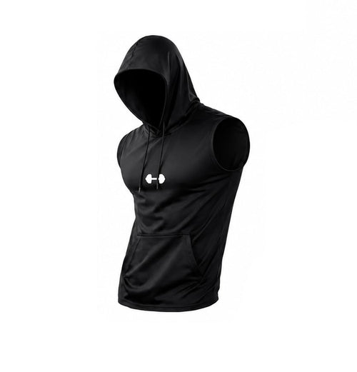 Quick-Dry Cooling Hooded Sleeveless Tops