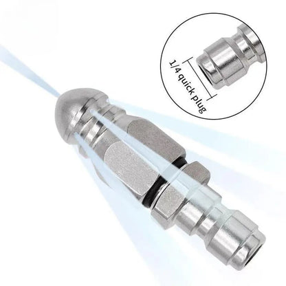 🚿 Powerful Stainless Steel Sewer Jetter Nozzle – Up to 5000 PSI for Deep Drain Cleaning! 💧
