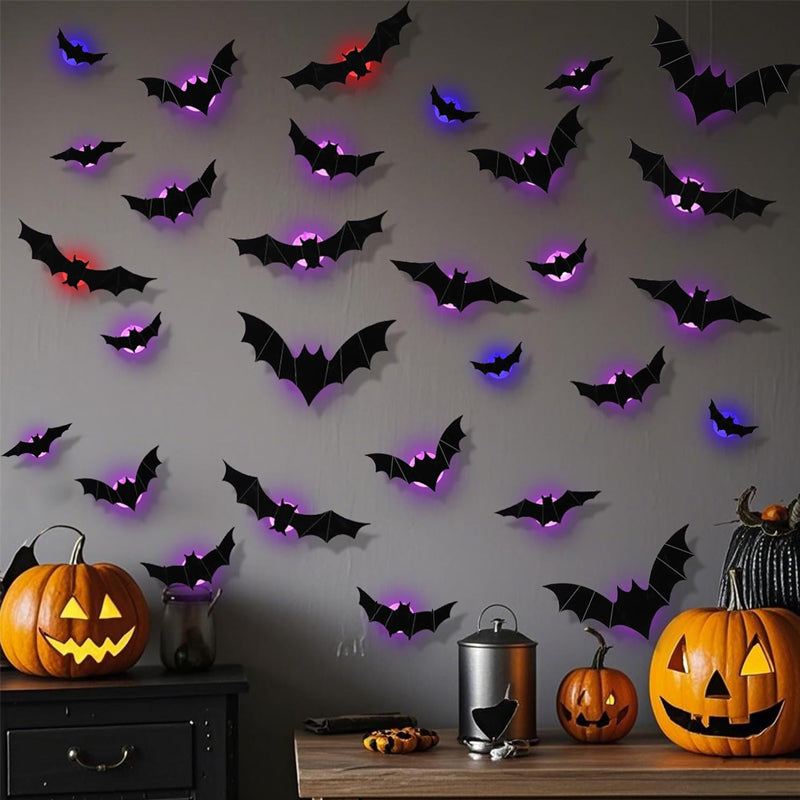 🔥Limited-Time🔥Halloween LED Flying Bat Decorations