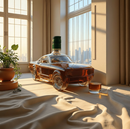 Creative Ford Mustang Whiskey Decanter