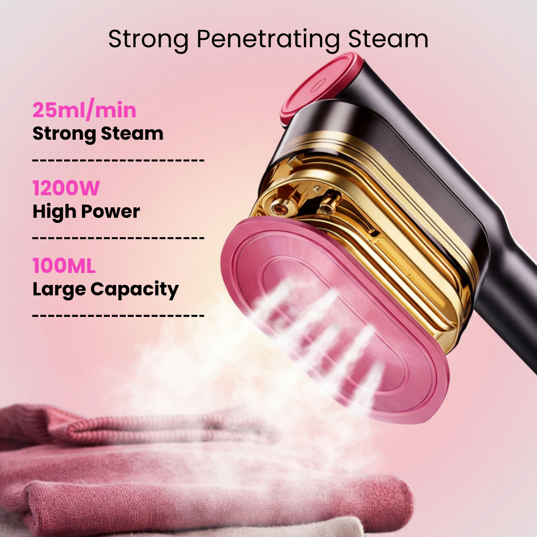🔥 HOT SALE 50% OFF – Portable Clothes Steamer Removes Wrinkles in Just 5 Seconds