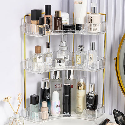Multi-Tier Corner Countertop Organizer Rack