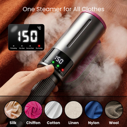 🔥 HOT SALE 50% OFF – Portable Clothes Steamer Removes Wrinkles in Just 5 Seconds