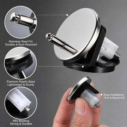 🔥HOT SALE🔥2 Counts, Universal Toilet Seat Expansion Screw Bolts, Thickened Stainless Steel🔩