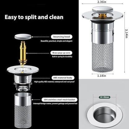 🎁Buy 1 Get 1 Free⏳tainless Steel Floor Drain Filter