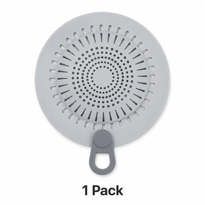 Silicone Hair Catcher Drain Cover – Flexible Shower & Sink Strainer