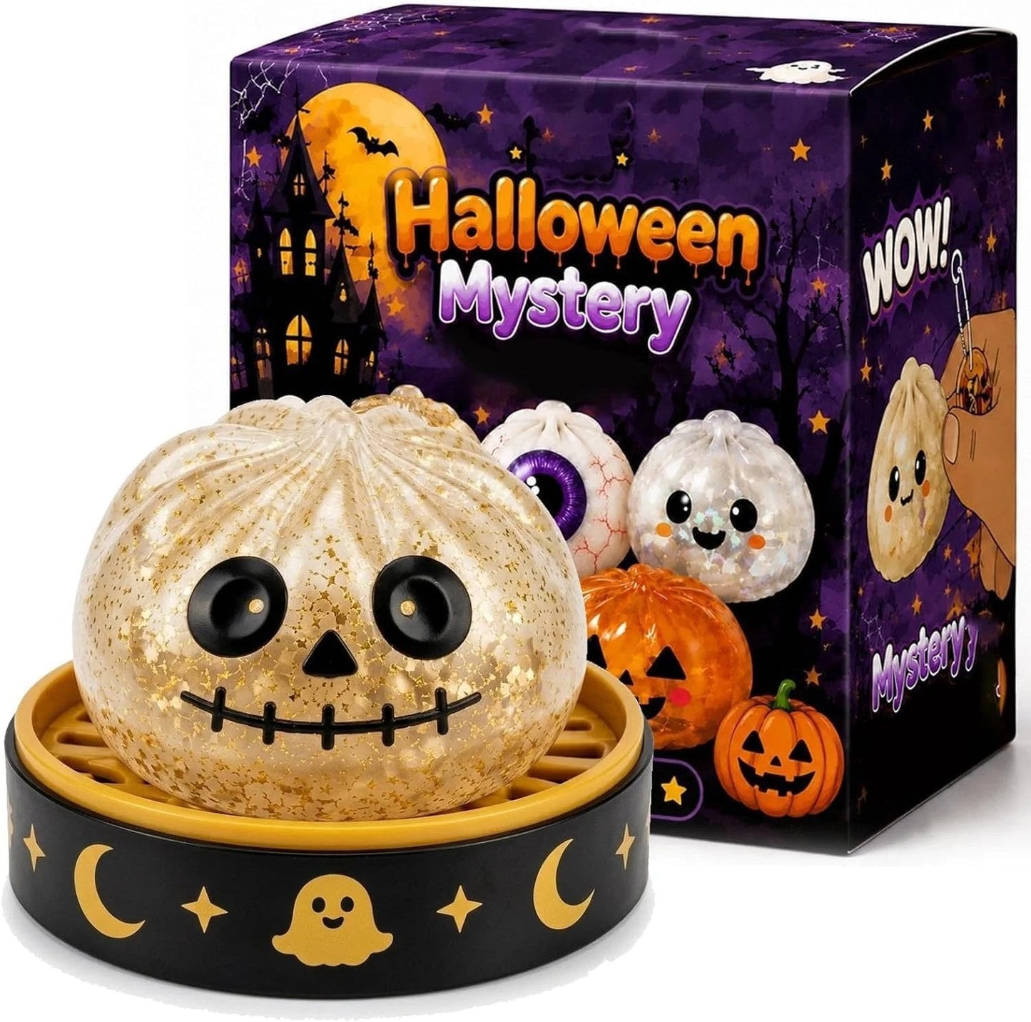 ⚡Hot Sales 50% OFF🔥Cute Halloween Scary Ghost Maruko Squeeze Toy Set