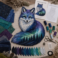 Northern Lights Arctic Fox