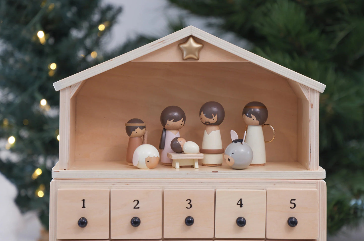 🔥 Last Day 57% OFF - ✝ Nativity Advent Calendar 2026 – Christmas Countdown with Nativity Figures