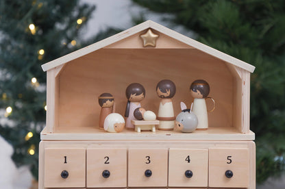 🔥 Last Day 57% OFF - ✝ Nativity Advent Calendar 2026 – Christmas Countdown with Nativity Figures