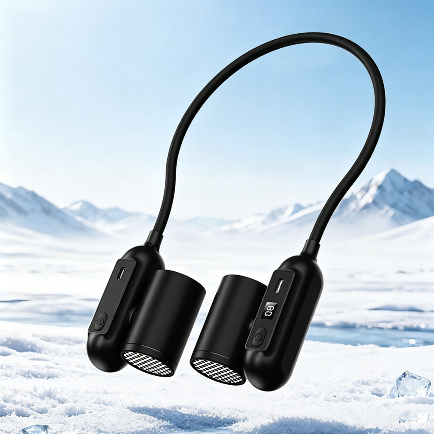 360° Freely Bendable Adjustment 🧴Dual Cooling Fan