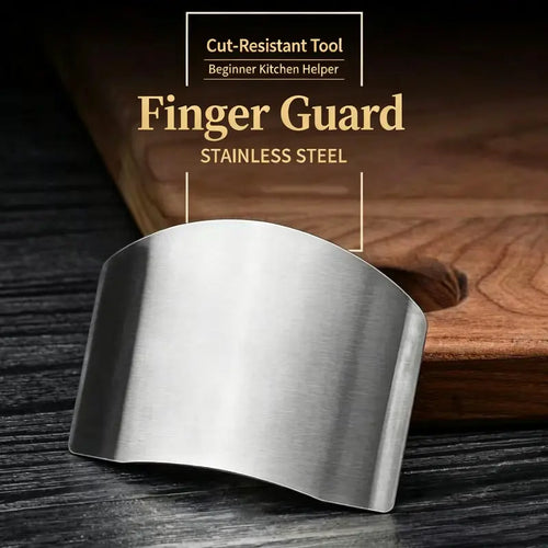 🔪 Stainless Steel Finger Guard