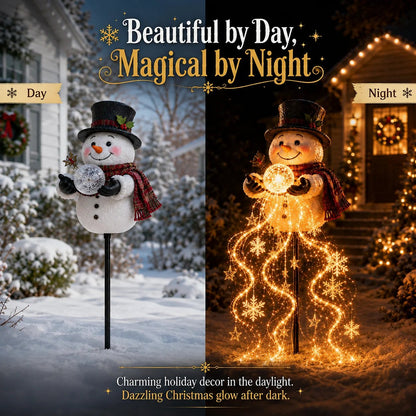 🎅Christmas Early Discount 🔥Buy 2 Get 20% OFF🔥 Snowman Magic Fountain Garden Light