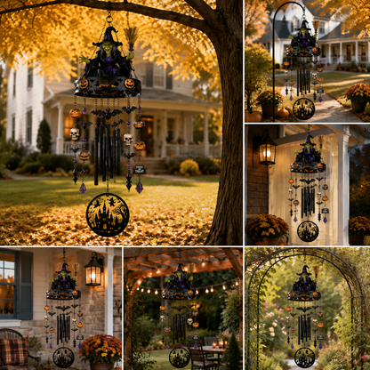 🔥🔥🔥2026 New High-Quality Fully Handmade Custom Witch-Themed Outdoor Wind Chime