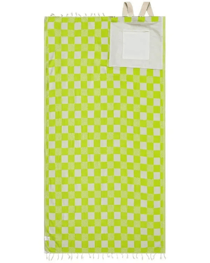 🏖️2-in-1 Convertible Towel & Backpack with Inner Zip Pocket & Sand-Repelling Fabric