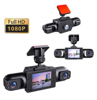 Three cameras: front/left/right