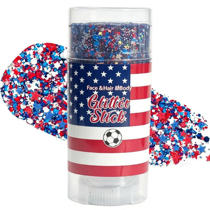 🔥4th of July Glitter Stick – Red, White & Blue Sparkle