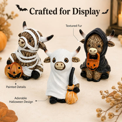 🎃🐮 Bring Home the Cutest Highland Cow Halloween Vibe