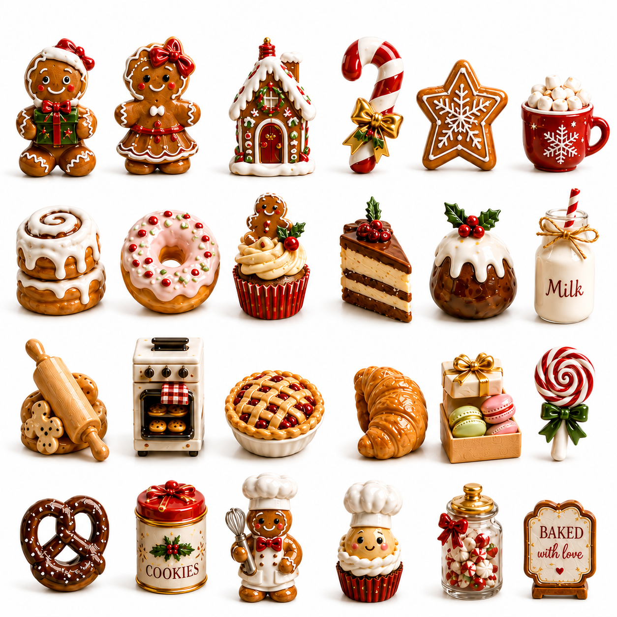 🔥Last 50pcs✨⏰ Limited anniversary edition✨24-Day Christmas Countdown Advent Calendar – Christmas Baking Collection