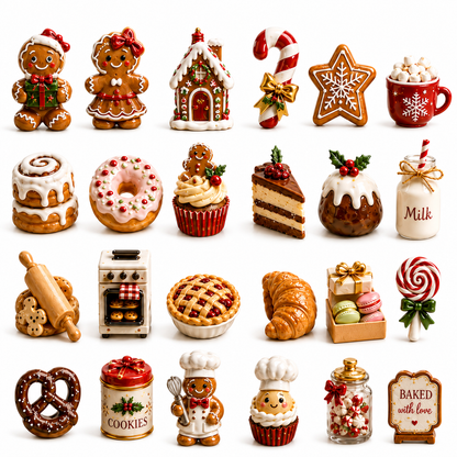 🔥Last 50pcs✨⏰ Limited anniversary edition✨24-Day Christmas Countdown Advent Calendar – Christmas Baking Collection