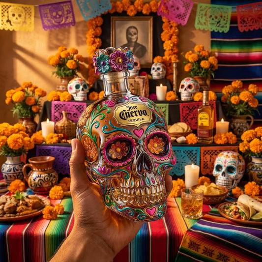 Jose Cuervo Day of the Dead Limited Edition Tequila Bottle